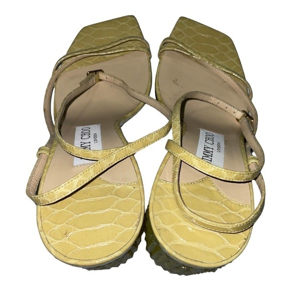 Jimmy Choo Women’s Art Printed Strappy High-Heel Sandals Size 38 - Picture 12 of 12